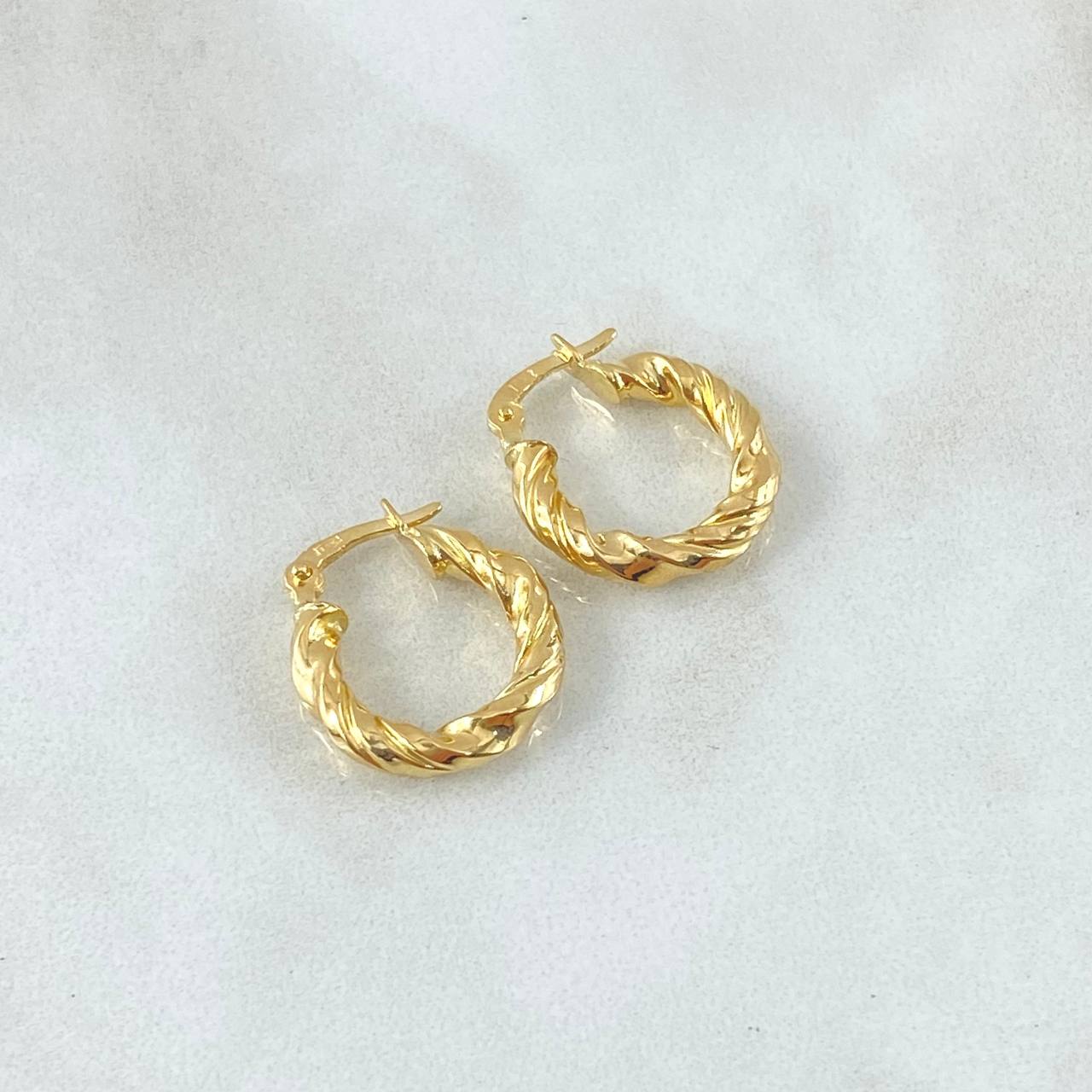 Candongas Emmi 1.55gr / 1.8cm / Oro Amarillo 18K ©