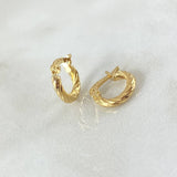 Candongas Sofi 0.9gr / 1.1cm / Oro Amarillo 18K ©