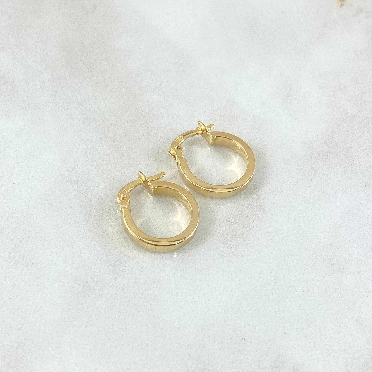 Candongas Diani 1.1gr / 1.5cm / Oro Amarillo 18K
