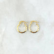 Hoop Earrings Clau 0.7gr / 1/2 in / Yellow Gold 18K