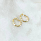 Candongas Clau 0.7gr / 1/2 in / Oro Amarillo 18K
