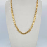 Cadena China 9.05gr / 60.4cm / 4.4mm Oro Amarillo +0 18K &