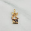 Pendant Saint Michael the Archangel 1.5 g / 3/4 in Three Golds 18K