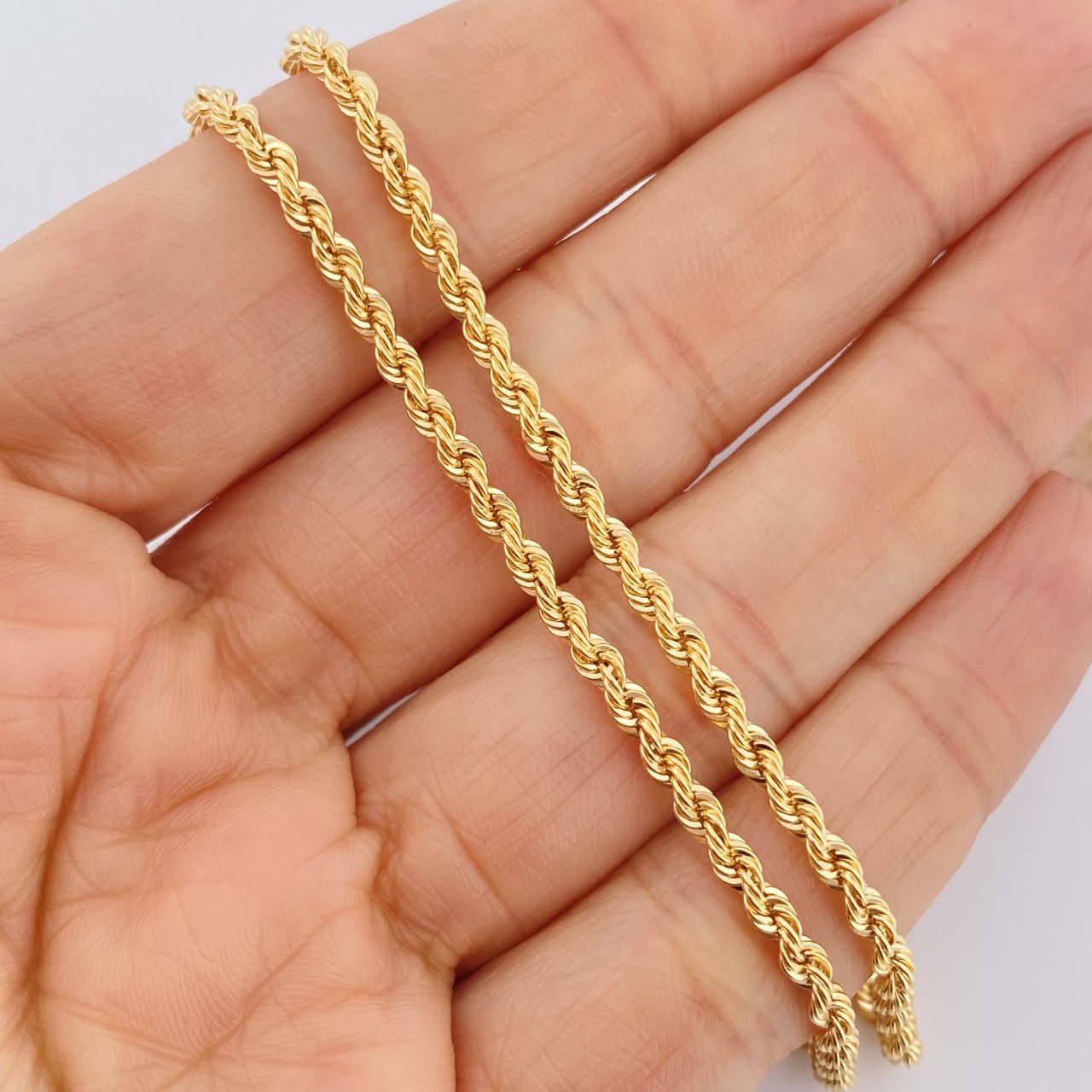 Rope Chain 5.45gr / 23.6in / +3 18K Gold $