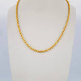 Rope Chain 5.3gr / 23 3/4 in / 18K Gold +3 &