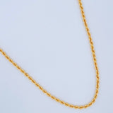 Rope Chain 5.3gr / 23 3/4 in / 18K Gold +3 &