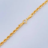 Rope Chain 5.3gr / 23 3/4 in / 18K Gold +3 &