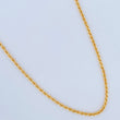 Rope Chain 5.45gr / 23.6in / +3 18K Gold $