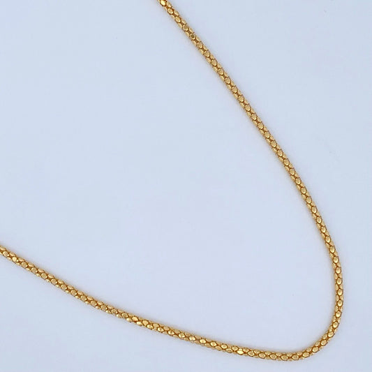 Cadena Militar 8.2gr / 50cm / +3 Oro 18K $
