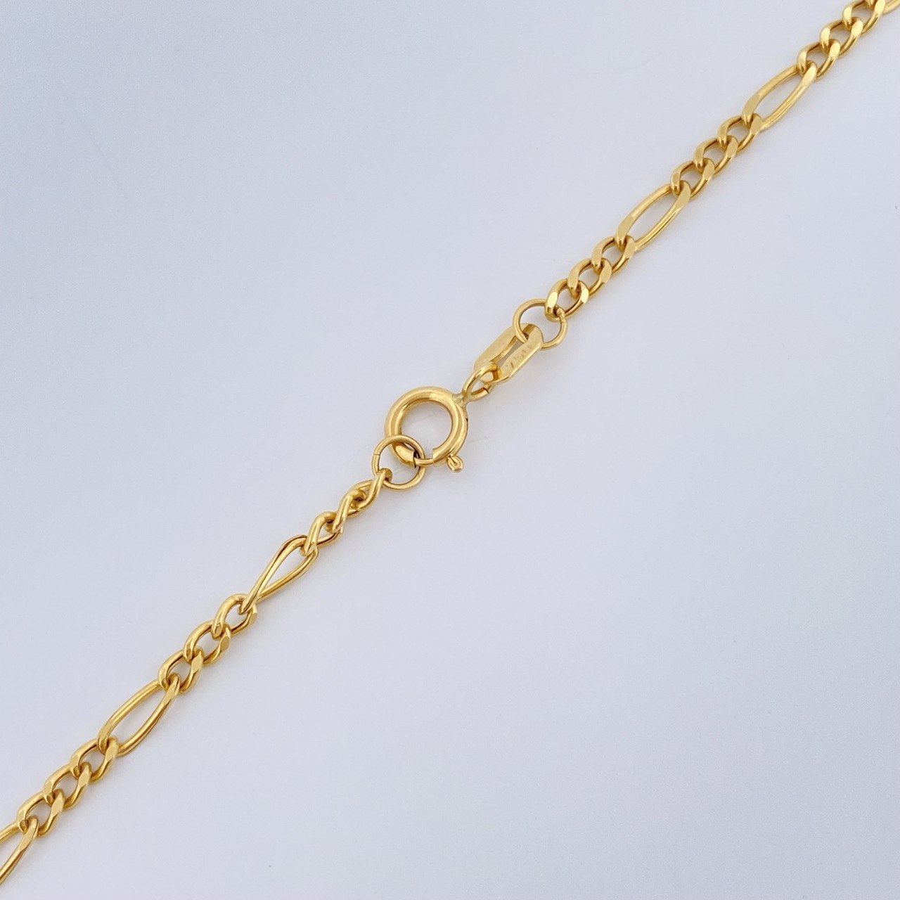 Figaro Chain 3.45gr / 23.6in / +1 18K Gold $
