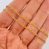 Figaro Chain 3.45gr / 23.6in / +1 18K Gold $