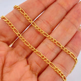Figaro Chain 6gr / 21.7in / +1 18K Gold $