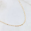 Chain Flower Mirror 0.65gr / 19 3/4 in / 0.9mm Rose Gold +3 18K *
