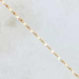 Chain Flower Mirror 0.65gr / 19 3/4 in / 0.9mm Rose Gold +3 18K *
