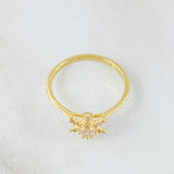 Anillo Estrella Fugaz 2.1gr / T7 / Oro Amarillo 18K