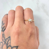Anillo Estrella Fugaz 2.1gr / T7 / Oro Amarillo 18K