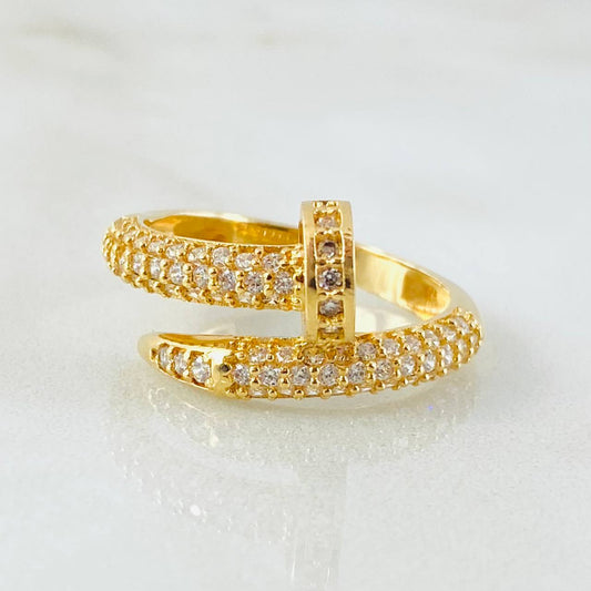Anillo Clavo 4.6gr / T7 / Oro Amarillo 18K