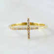 Cross Ring 1.65gr / Size 6 3/4 / 18K Gold