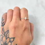 Anillo Ojiva de Olivo 1.55gr / T7 1/4 / Oro Amarillo 18K ©