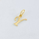 Pendant Letter Y 0.4gr / 0.8in / 18K Gold