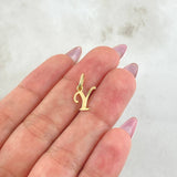 Pendant Letter Y 0.4gr / 0.8in / 18K Gold
