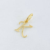 Dije Letra K 0.4gr / 3/4 in / Oro Amarillo 18K