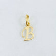 Pendant Letter B 0.4gr / 3/4 in / 18K Gold