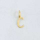 Pendant Letter C 0.35gr / 0.8in / 18K Gold