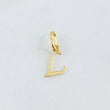 Dije Letra L 0.35gr / 3/4 in / Oro Amarillo 18K