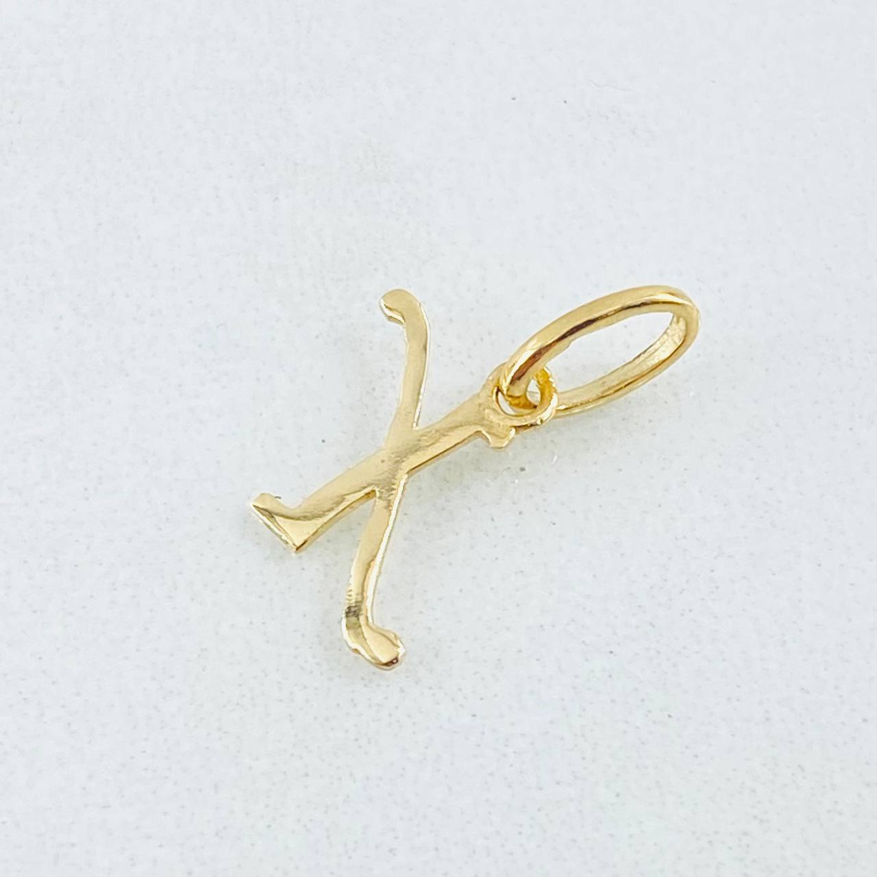 Pendant Letter X 0.35gr / 0.75in / 18K Gold
