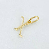 Pendant Letter X 0.35gr / 0.75in / 18K Gold