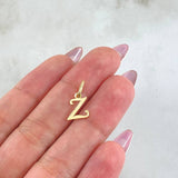 Pendant Letter Z 0.45gr / 0.8in / 18K Gold