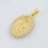 Dije Virgen Milagrosa 4.95gr / 1 1/4 in / Oro Amarillo 18K
