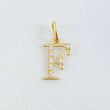 Pendant Letter F 0.75gr / 3/4 in / 18K Gold