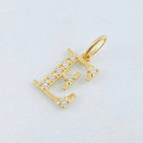 Dije Letra E 0.85gr / 3/4 in / Oro Amarillo 18K
