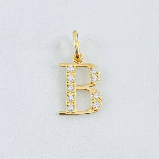 Pendant Letter B 0.95gr / 0.8in / 18K Gold