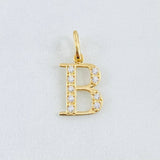 Pendant Letter B 0.95gr / 0.8in / 18K Gold