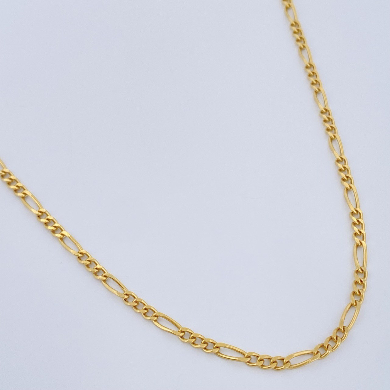 Figaro Chain 3.45gr / 23.6in / +1 18K Gold $