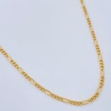 Figaro Chain 3.45gr / 23.6in / +1 18K Gold $
