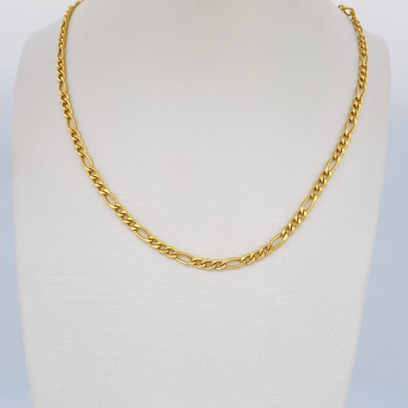 Figaro Chain 6gr / 21.7in / +1 18K Gold $