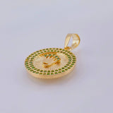 Dije Corona Circular 3.05gr / 1 in / Oro Amarillo 18K ©