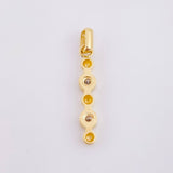 Dije Morse Binocular 1.85gr / 1 1/4 in / Oro Amarillo 18K ©