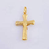 Christ Cross Pendant 1.3gr / 1 1/2 in / 18K Yellow Gold ©