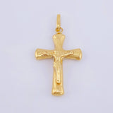 Christ Cross Pendant 1.3gr / 1 1/2 in / 18K Yellow Gold ©