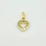 Heart Silhouette Pendant 1.6gr / 3/4 in / 18K Yellow Gold ©