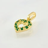 Heart Silhouette Pendant 1.6gr / 3/4 in / 18K Yellow Gold ©