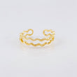 Anillo Zig Zag Perpendicular 1.45gr / T6 1/2 / Oro Amarillo 18K ©