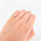 Anillo Medio Dedo Abrazo Media Bola 5mm 1.5gr / T3 1/2 / Oro Amarillo 18K ©