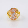 Anillo Escudo Vikingo 5.8gr / T10 1/2 / Tres Oros 18K ©