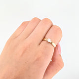 Solitaire Ring 1.95gr / T5 3/4 / 18K Yellow Gold ©